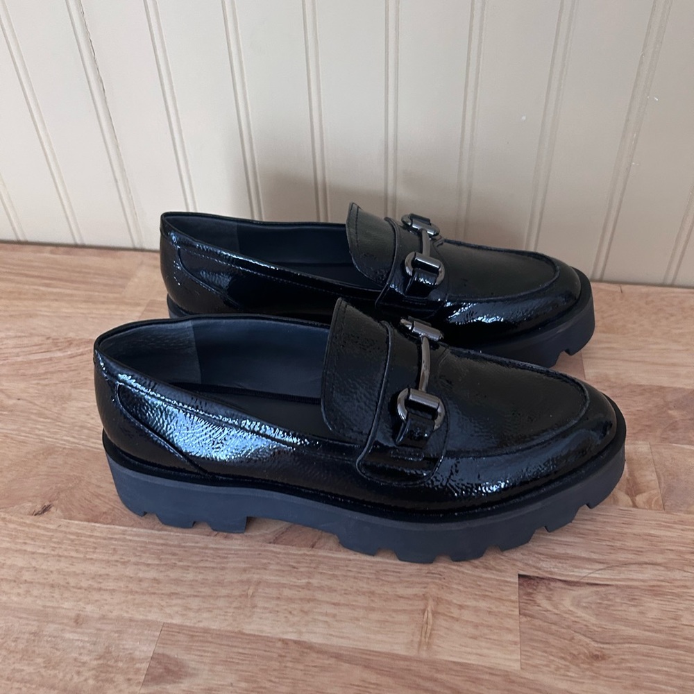 Franco Sarto Black Loafers